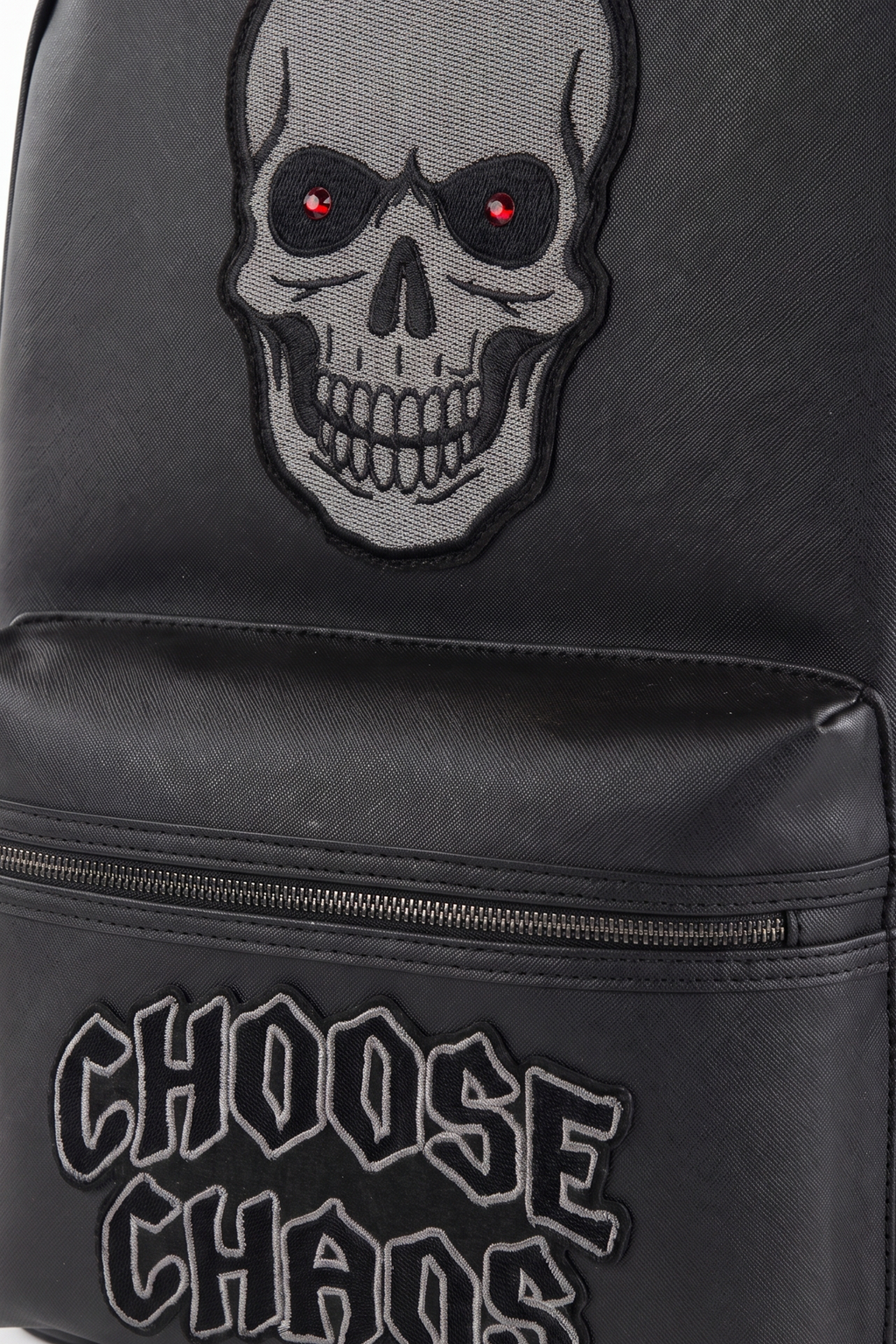 15" CHOOSE CHAOS SKULL BACKPACK