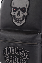 15" CHOOSE CHAOS SKULL BACKPACK