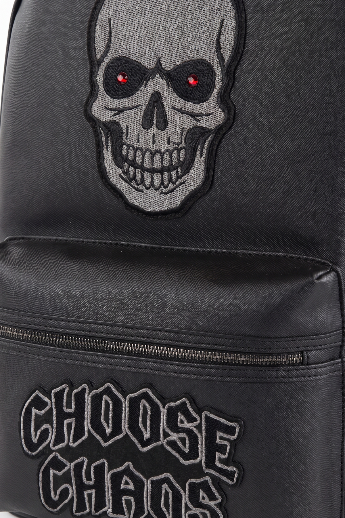 15" CHOOSE CHAOS SKULL BACKPACK