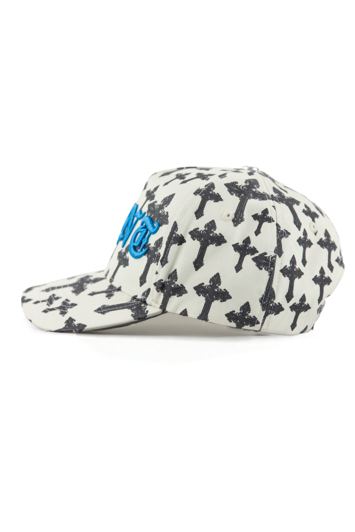 DANTE SAINT RHINESTONE GOTHIC CROSS DISTRESSED CAP