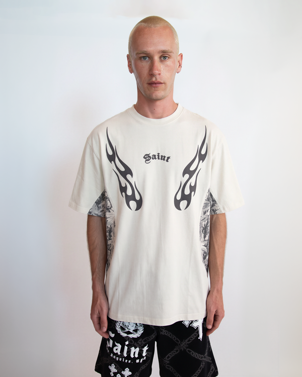 DESOTO SAINT FLAME OVERSIZED GRAPHIC TEE