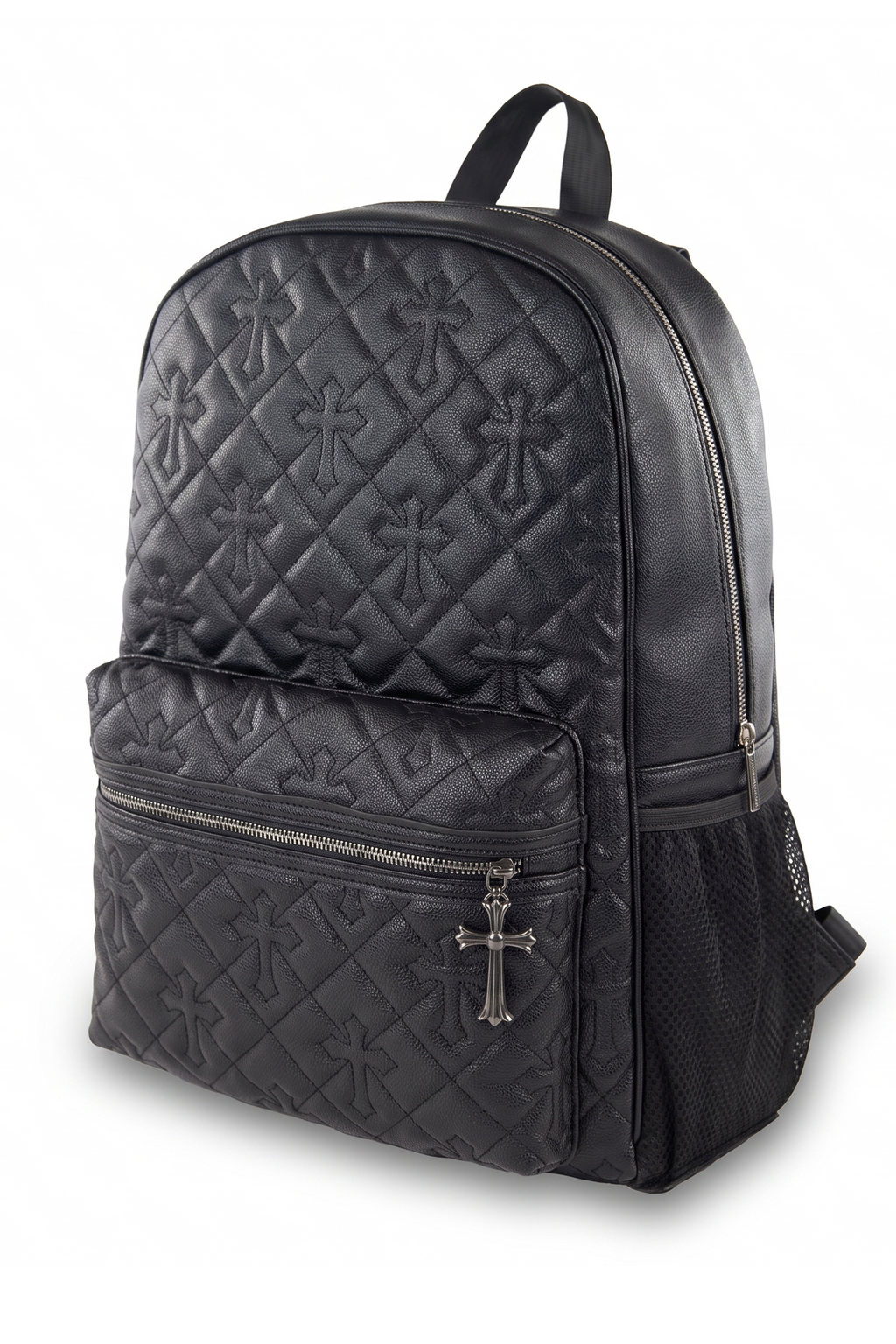 15" EMBOSSED CROSS QUILTED BACKPACK