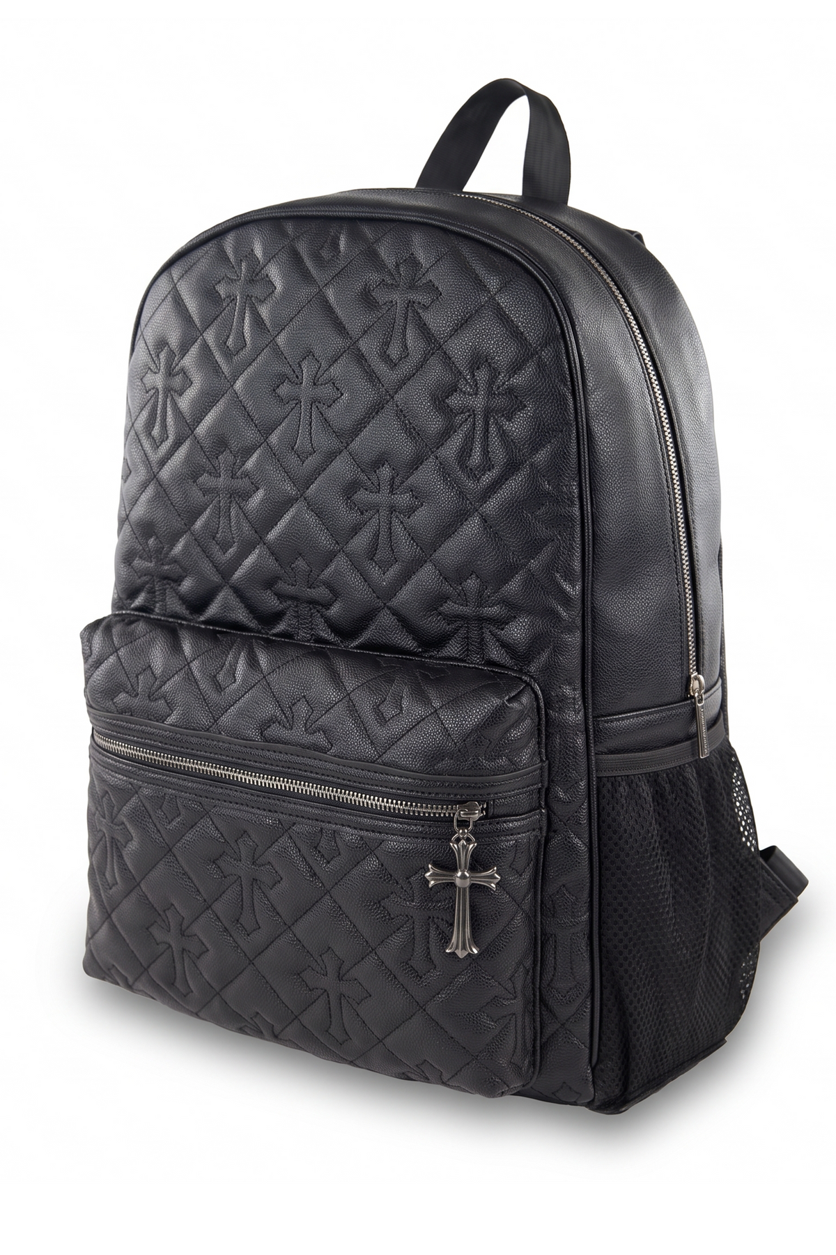 15" EMBOSSED CROSS QUILTED BACKPACK
