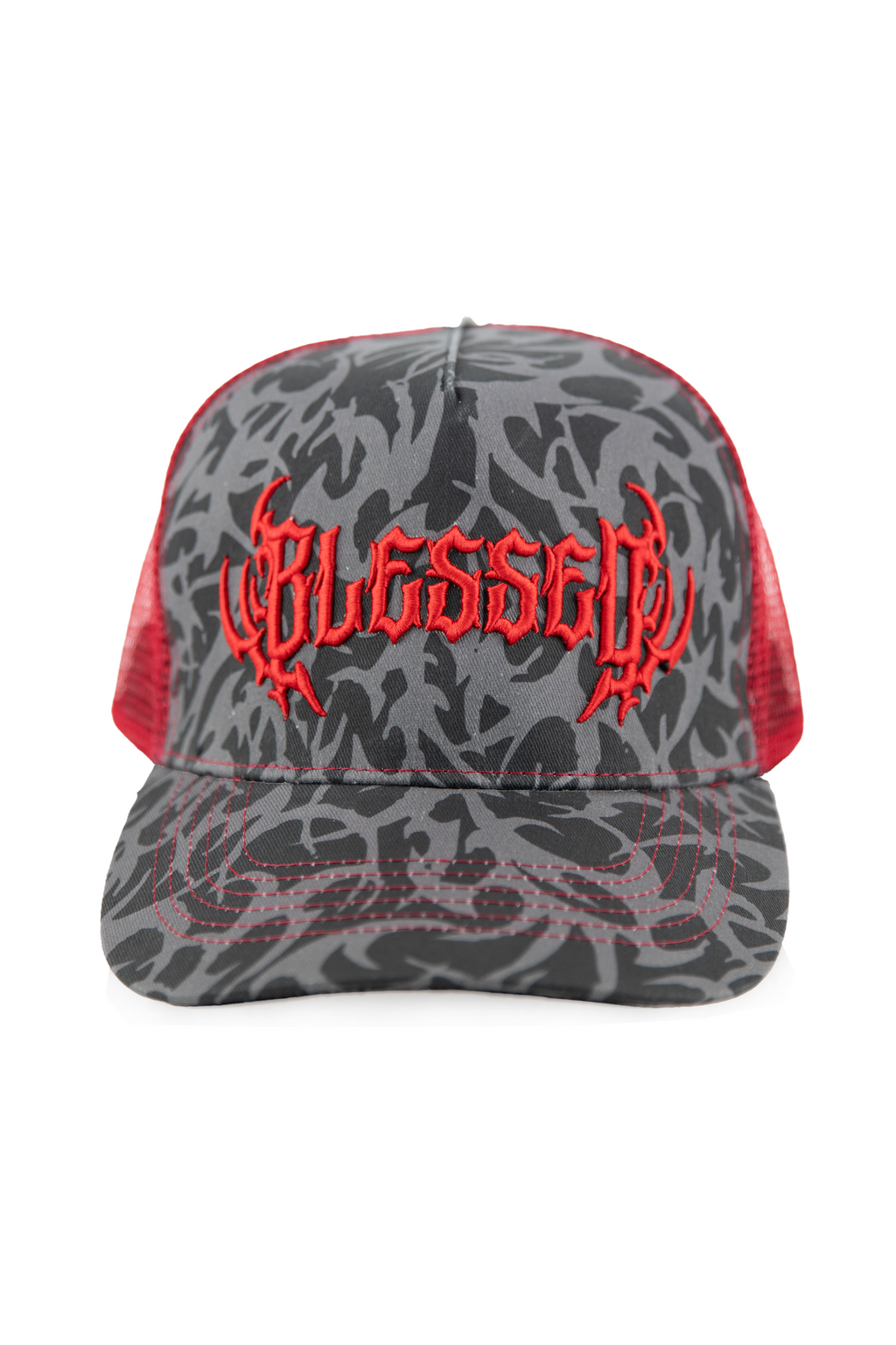 GAGE BLESSED TRIBAL FLAME MESH TRUCKER CAP