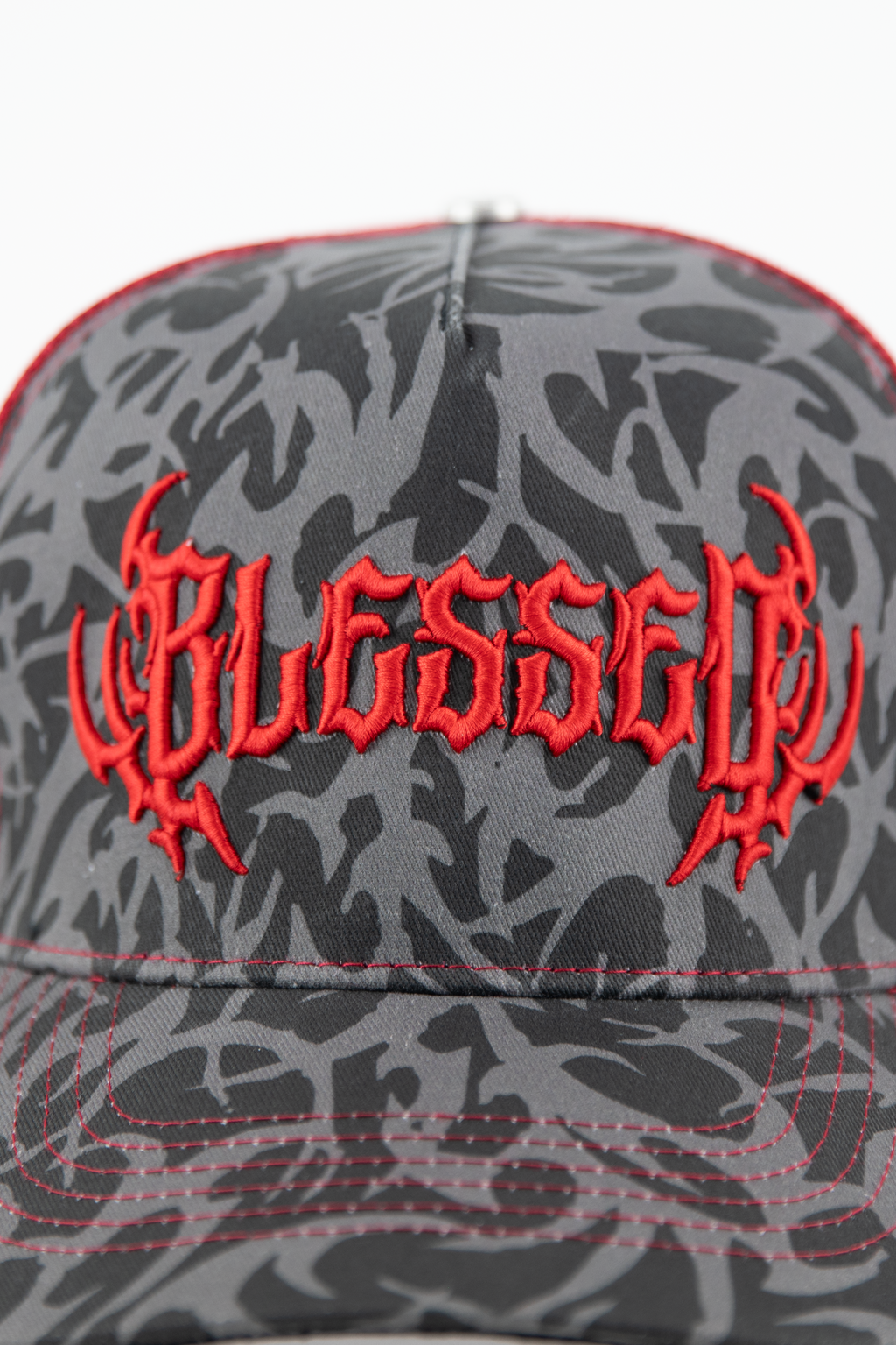 GAGE BLESSED TRIBAL FLAME MESH TRUCKER CAP