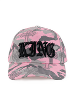 KANE KING GOTHIC CROSS PINK CAMO CAP