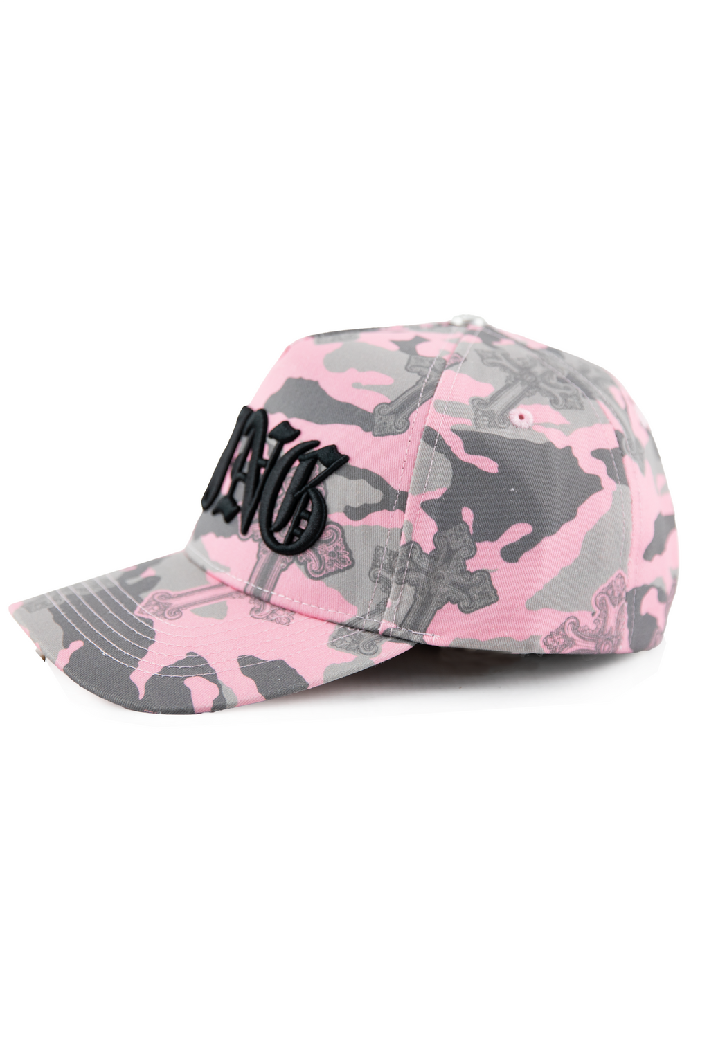 KANE KING GOTHIC CROSS PINK CAMO CAP