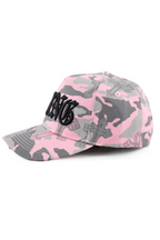 KANE KING GOTHIC CROSS PINK CAMO CAP