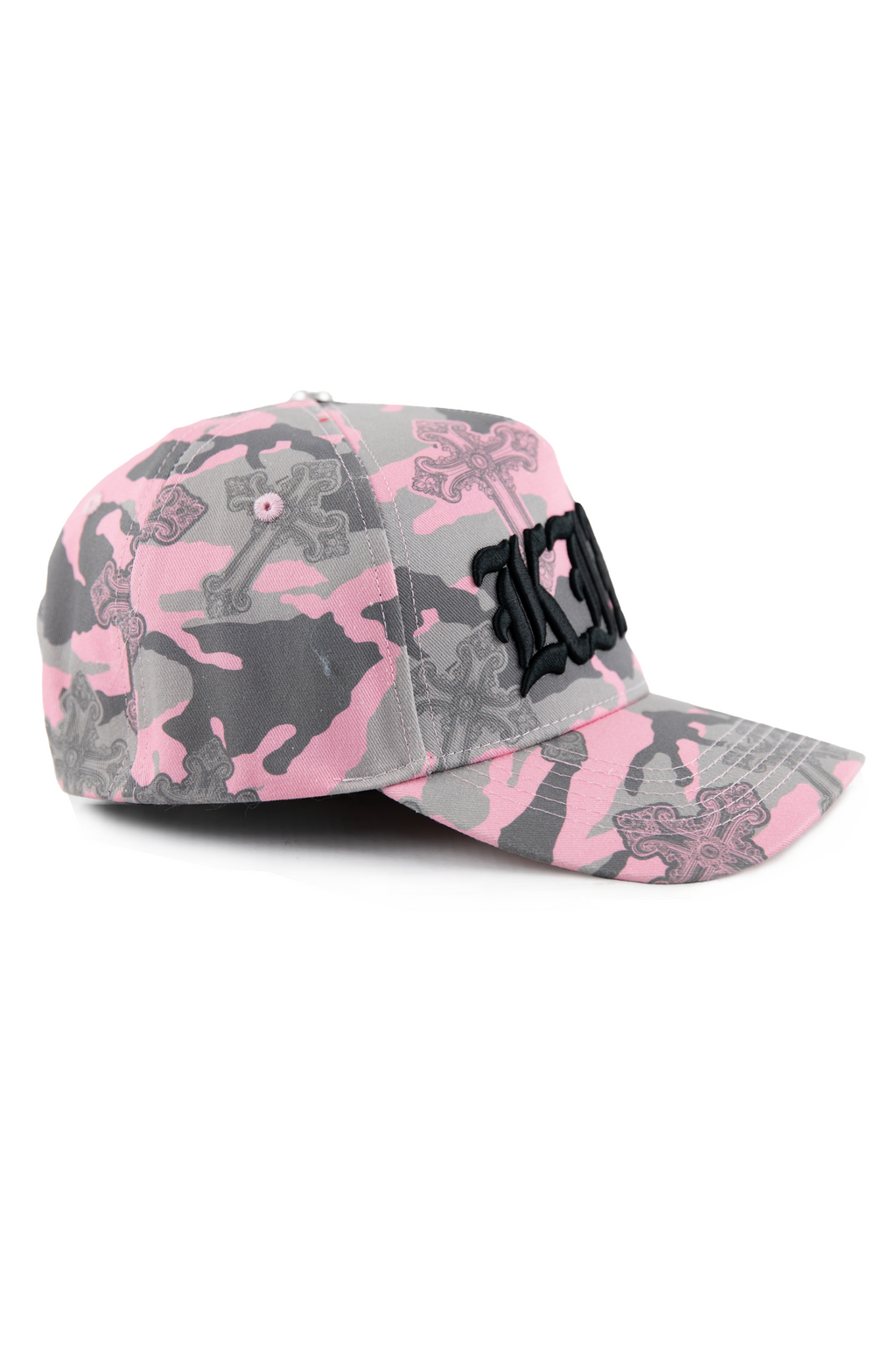 KANE KING GOTHIC CROSS PINK CAMO CAP