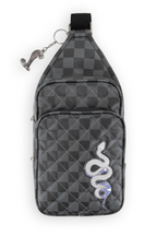 LUXE SNAKE CROSSBODY SLING