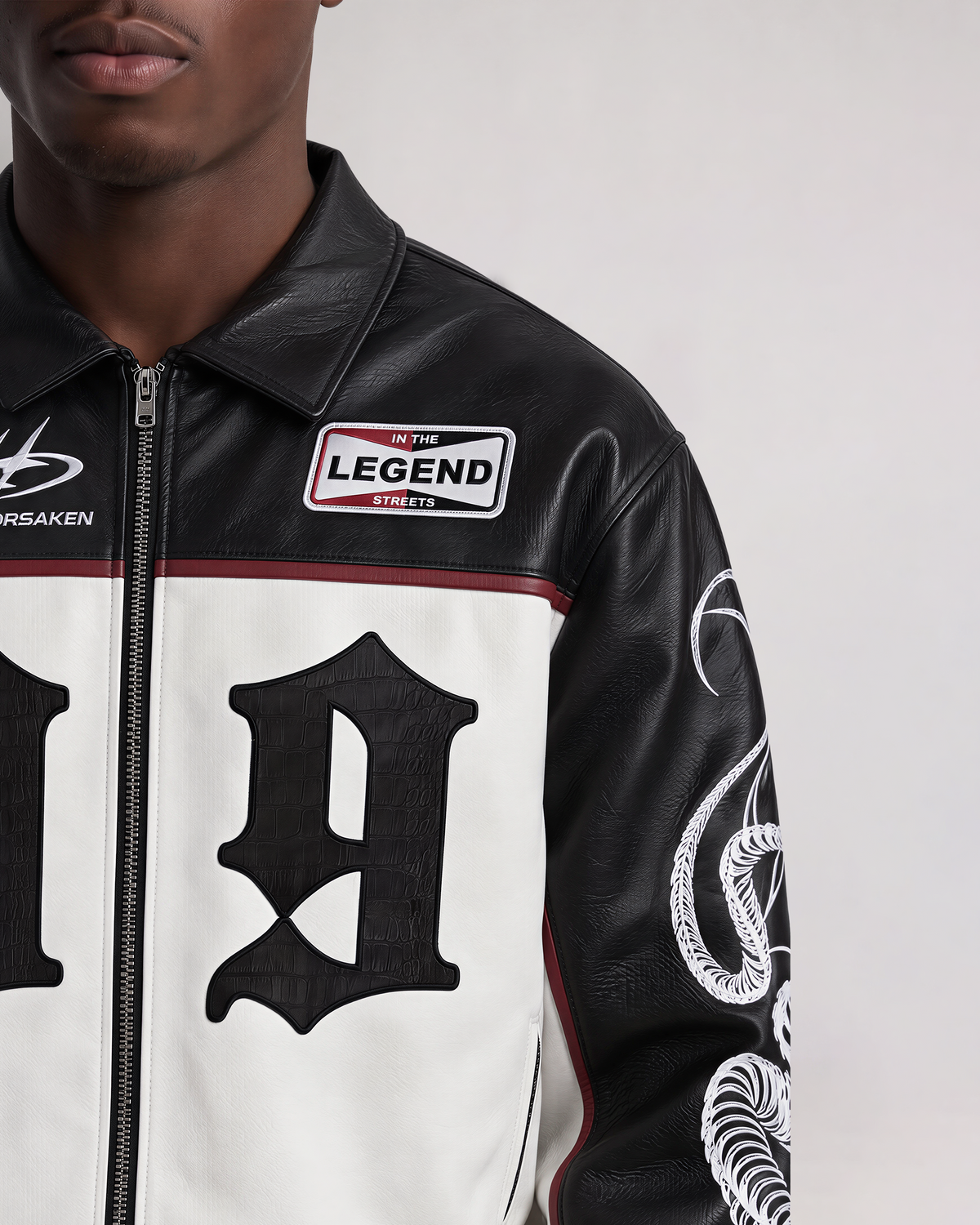 MEYERS FORSAKEN 99 SNAKE OVERSIZED RACING JACKET