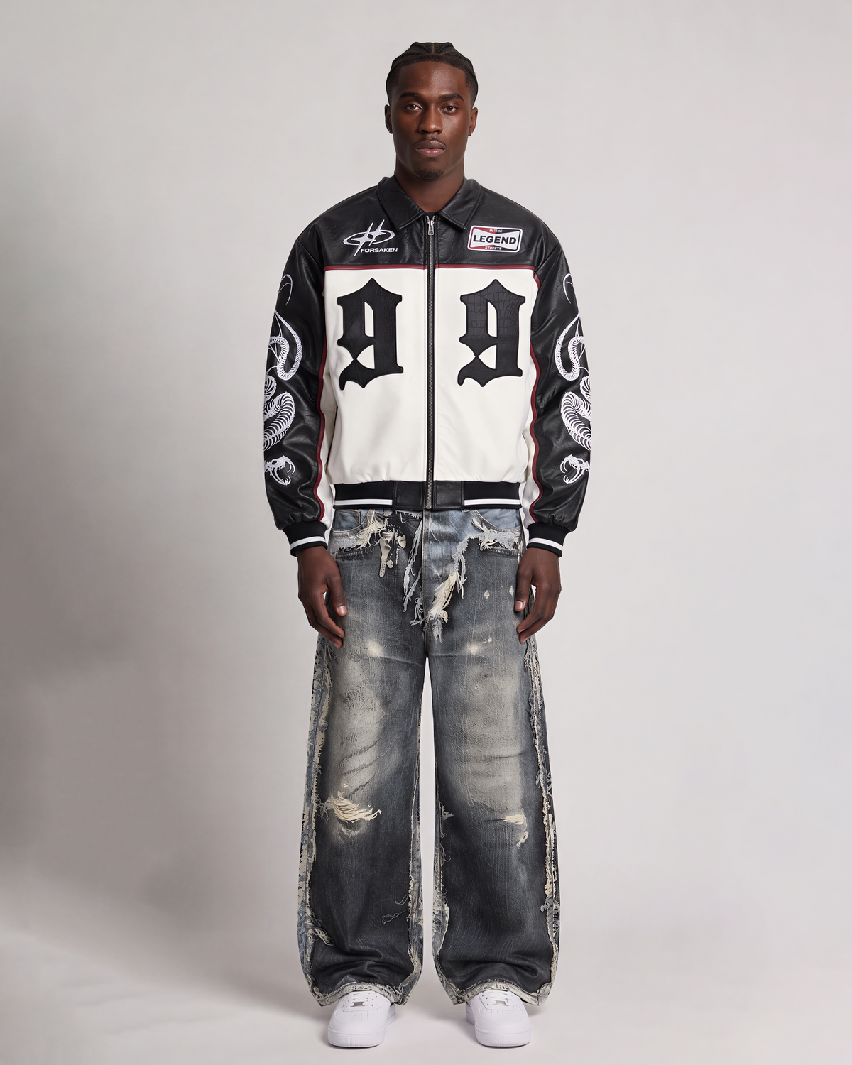 MEYERS FORSAKEN 99 SNAKE OVERSIZED RACING JACKET