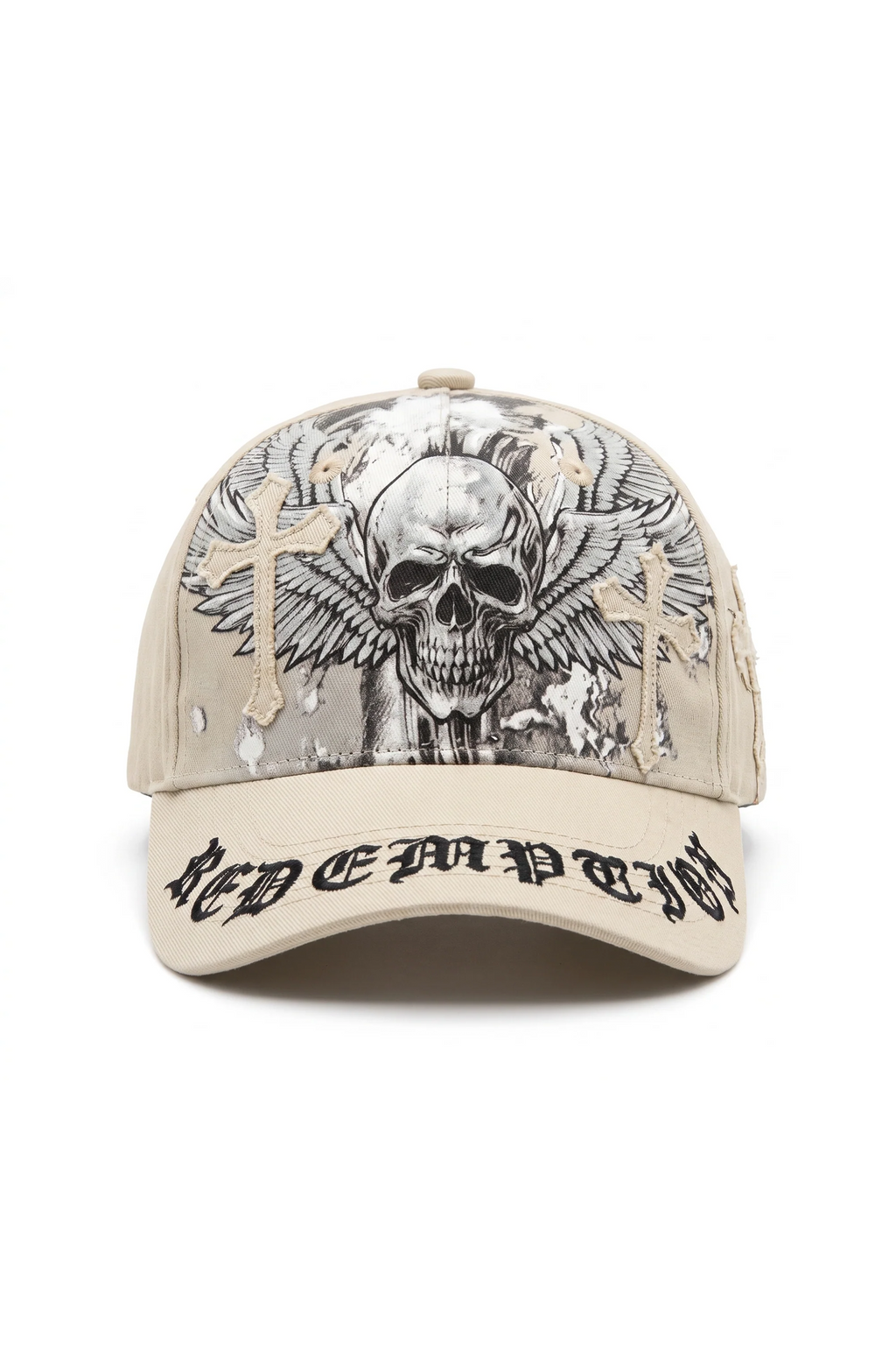 NIGHTFALL REDEMPTION WINGED SKULL CAP