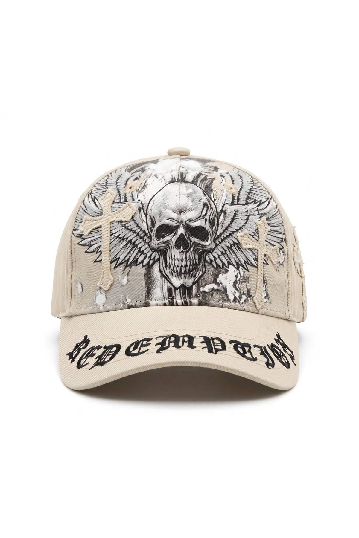 NIGHTFALL REDEMPTION WINGED SKULL CAP