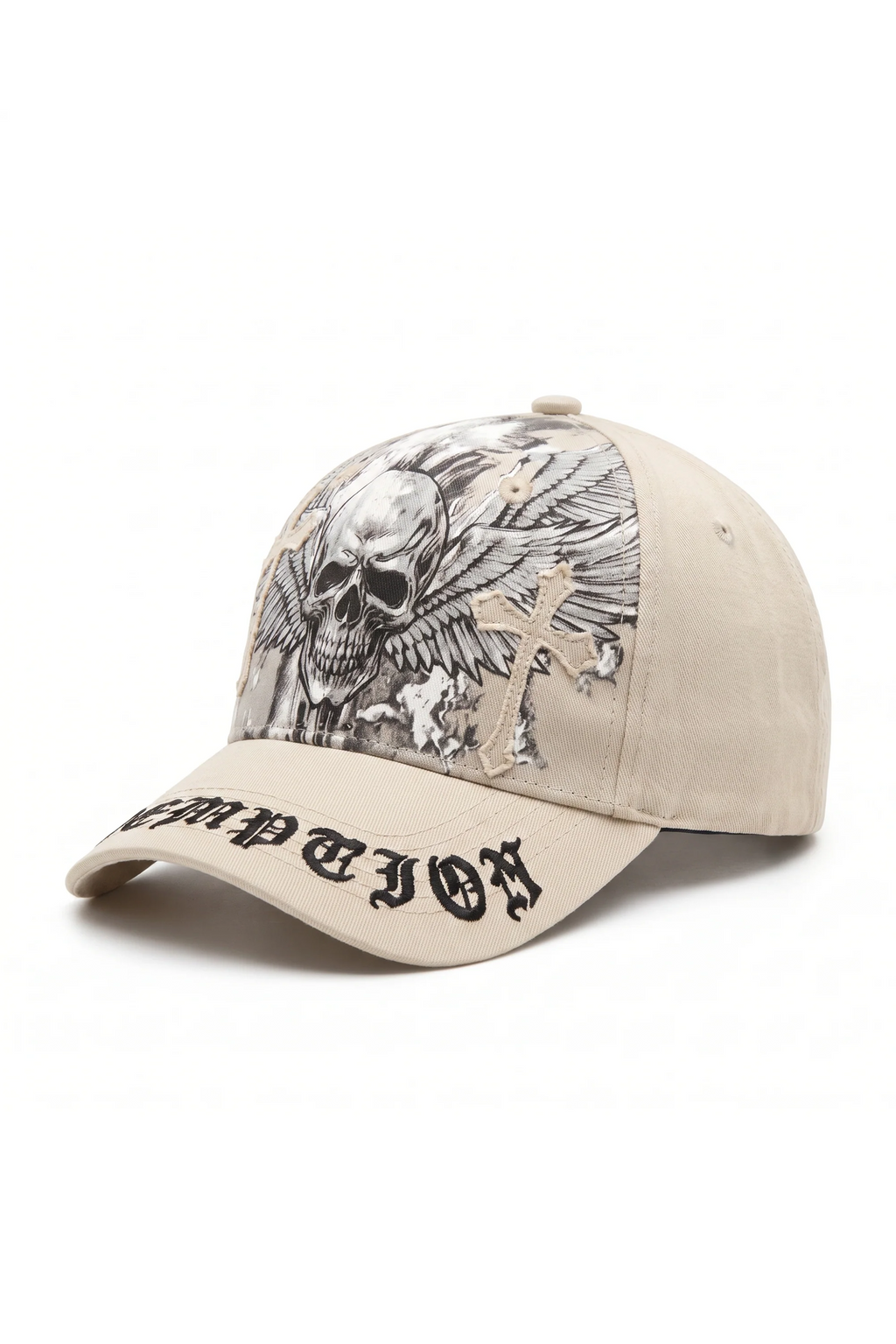NIGHTFALL REDEMPTION WINGED SKULL CAP