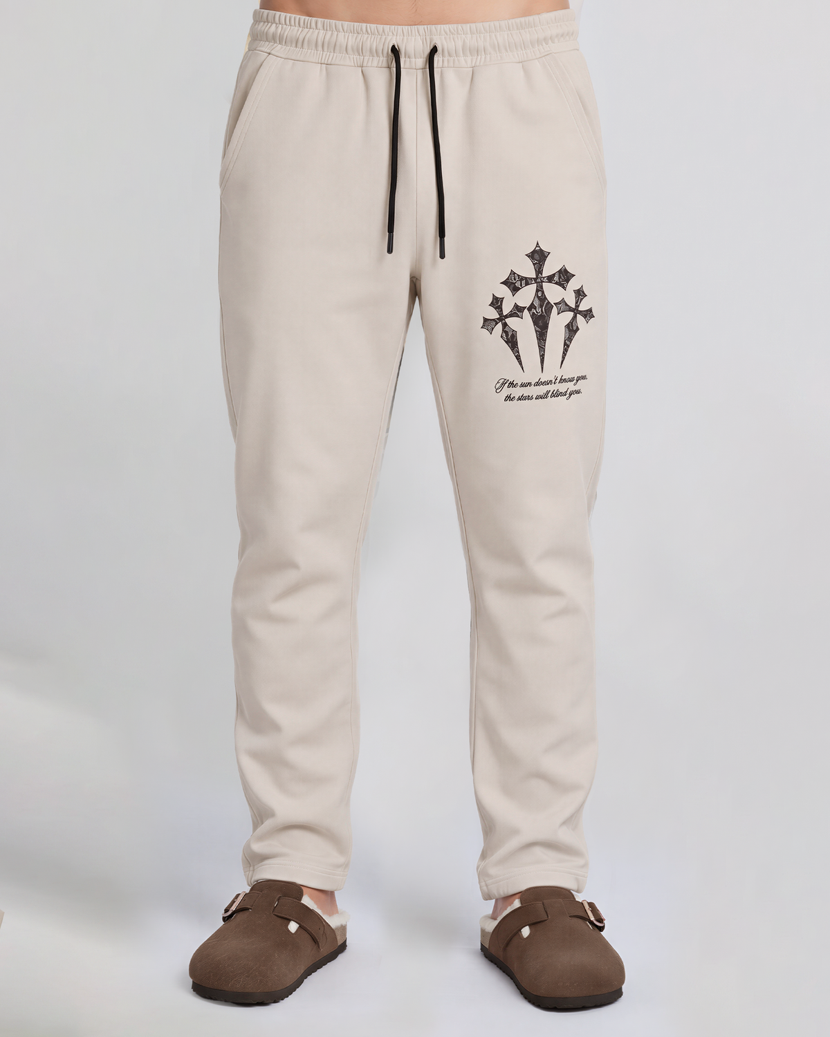 RAFE LACE CROSS RELAXED SWEATPANTS