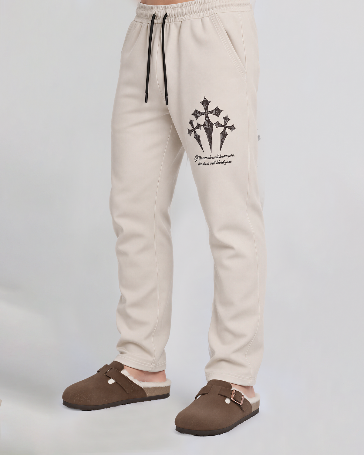 RAFE LACE CROSS RELAXED SWEATPANTS