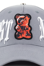 REED GUMMY BEAR OLD ENGLISH GREY CAP