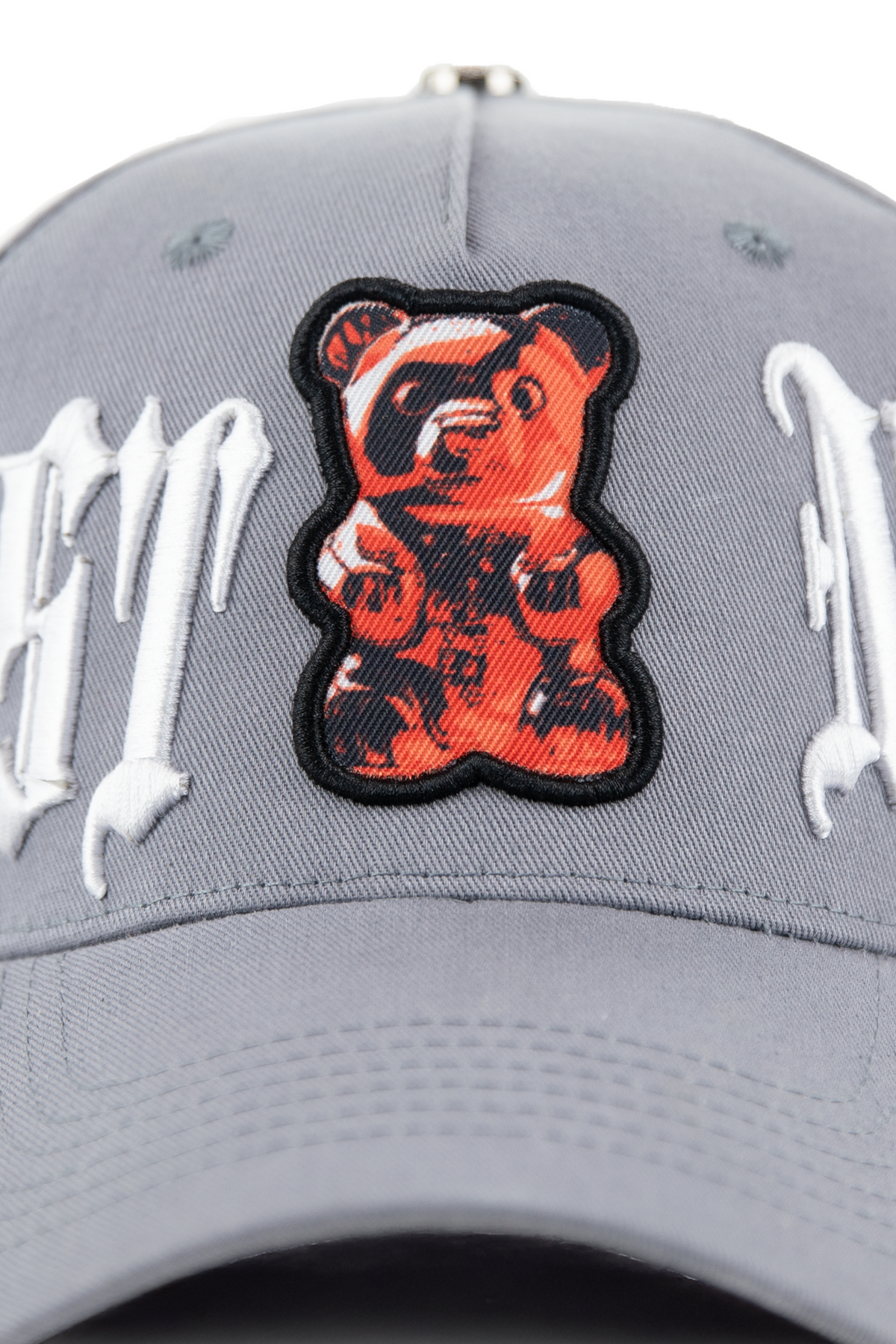 REED GUMMY BEAR OLD ENGLISH GREY CAP