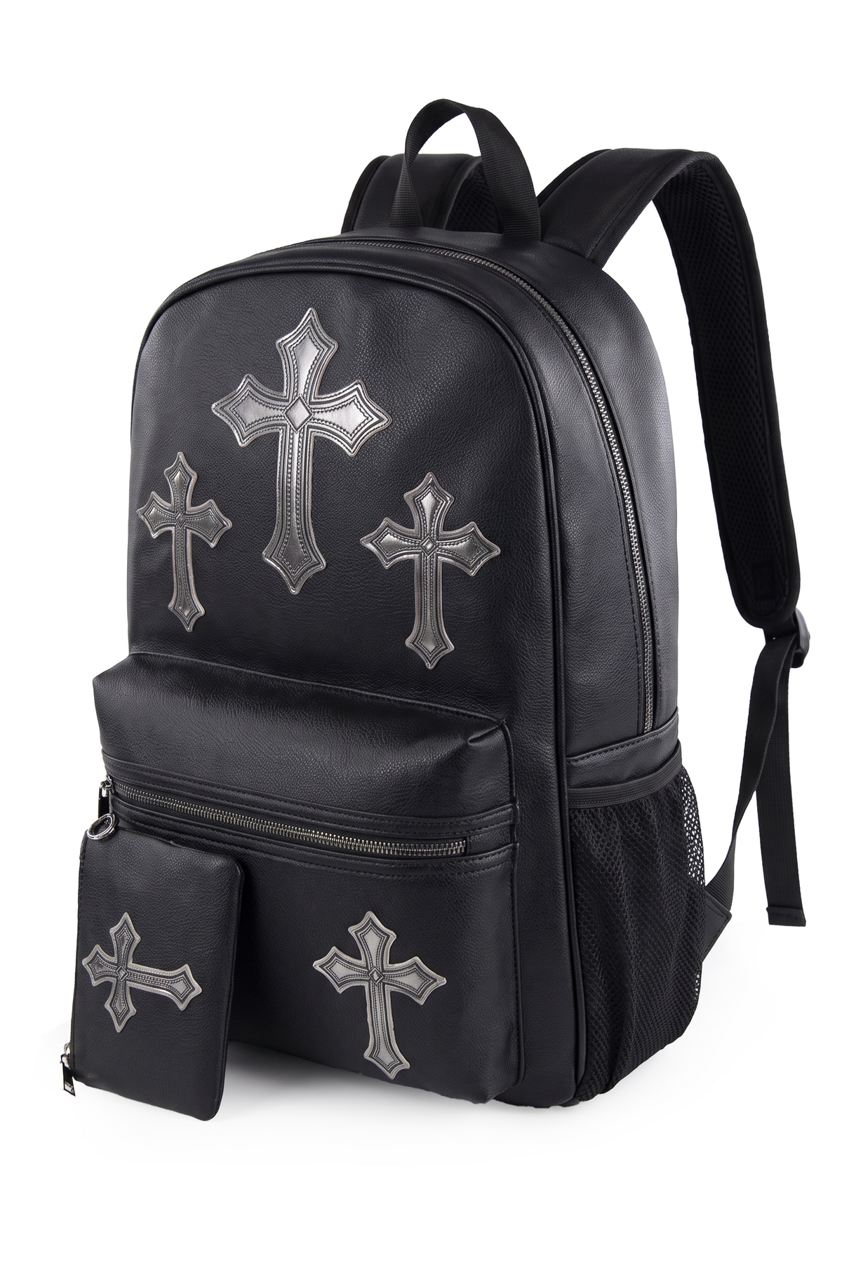 15'' TONAL CROSS BACKPACK WITH POUCH