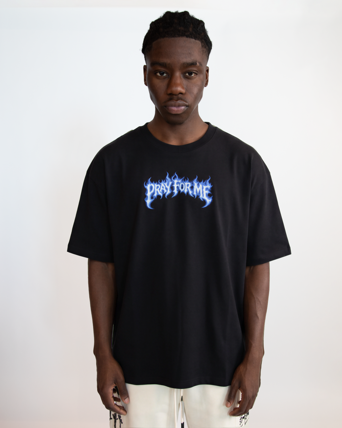 TRAVIS PRAY FOR ME OVERSIZED GRAPHIC TEE