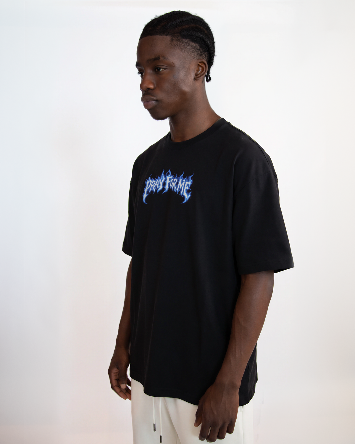 TRAVIS PRAY FOR ME OVERSIZED GRAPHIC TEE