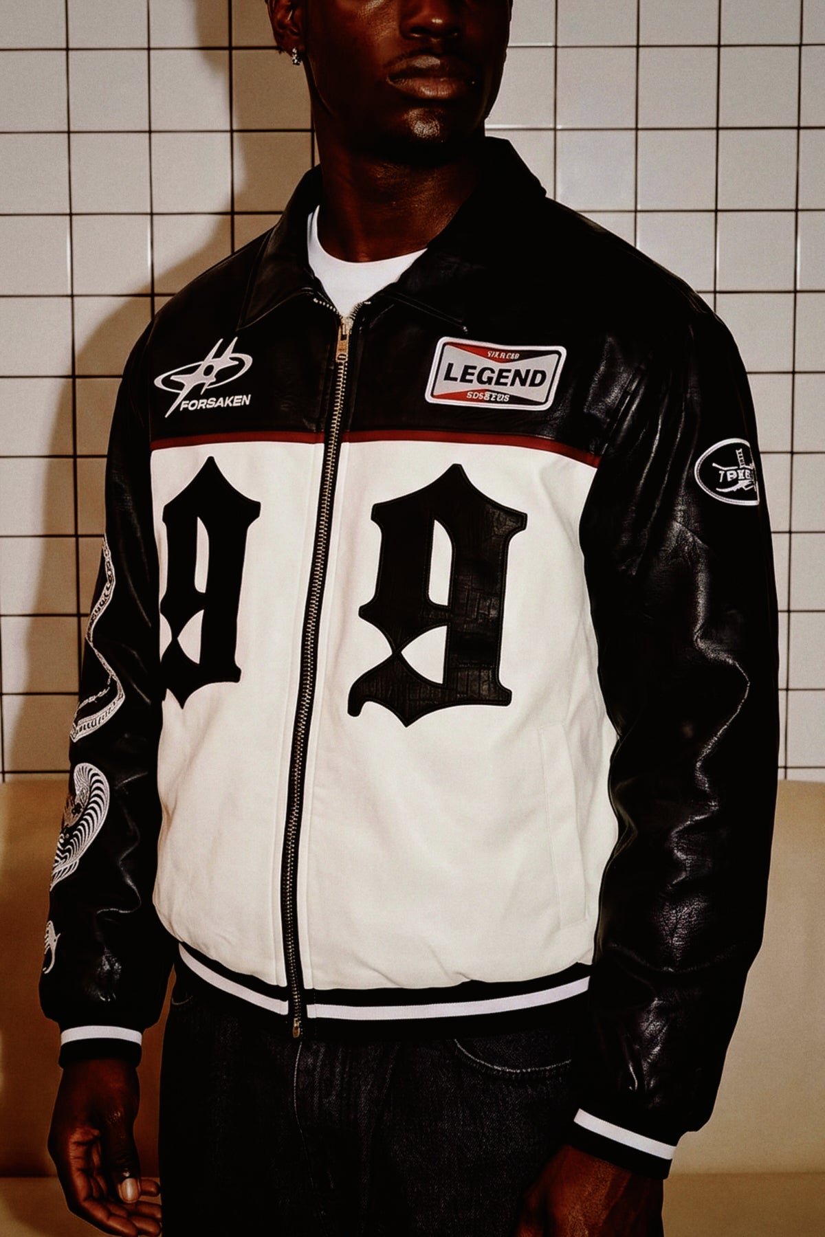 MEYERS FORSAKEN 99 SNAKE OVERSIZED RACING JACKET