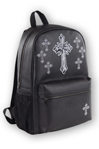 15" EMBROIDERED CROSS BACKPACK