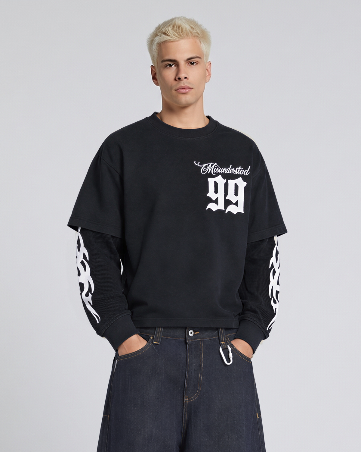 WHITTIER GOTHIC LA & 99 OVERSIZED TWOFER TEE