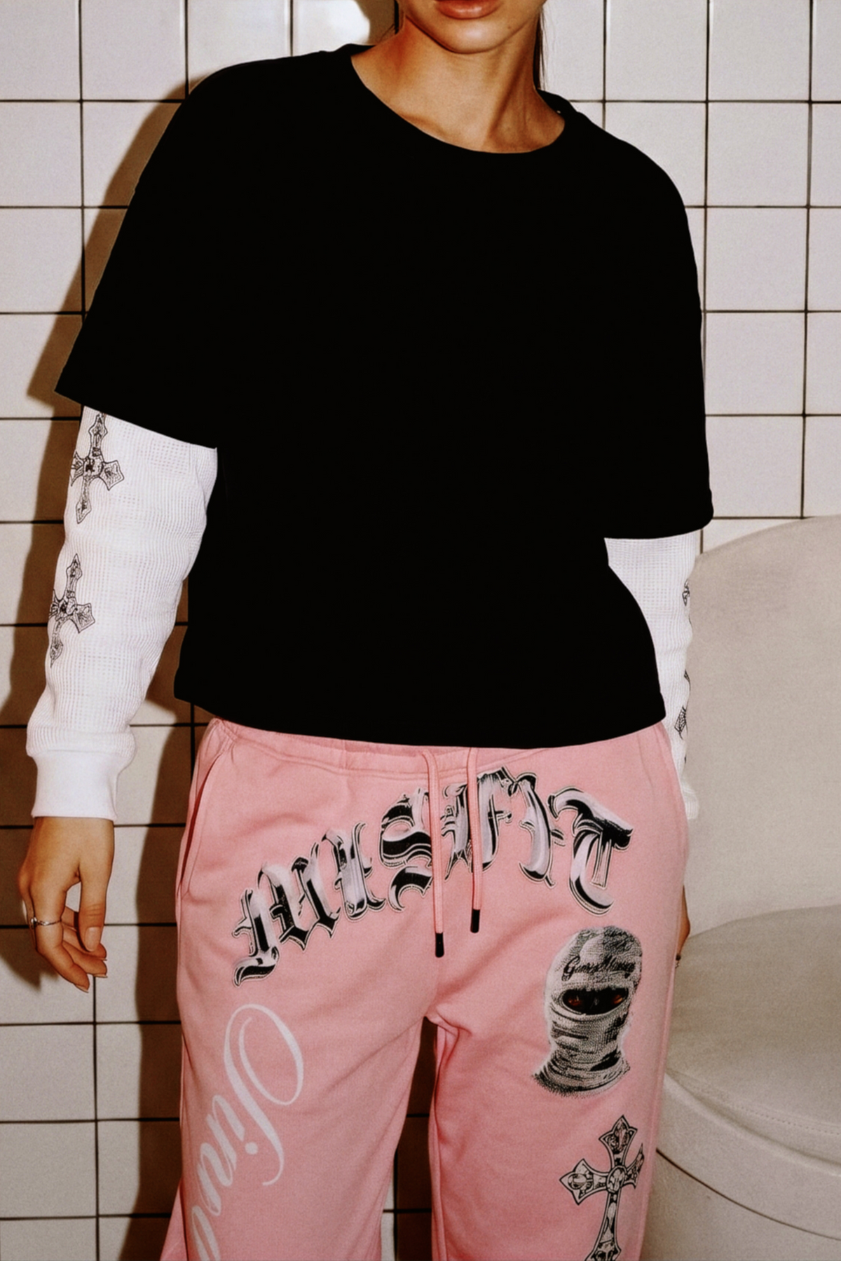 CAIRO MISFIT GET MONEY SKI MASK SWEATPANTS
