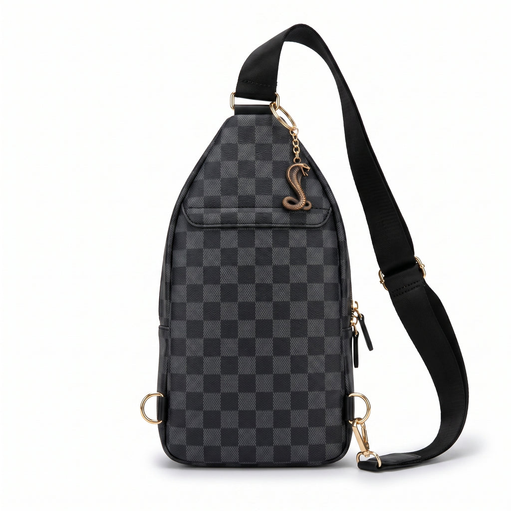 LUXE SNAKE CROSSBODY SLING